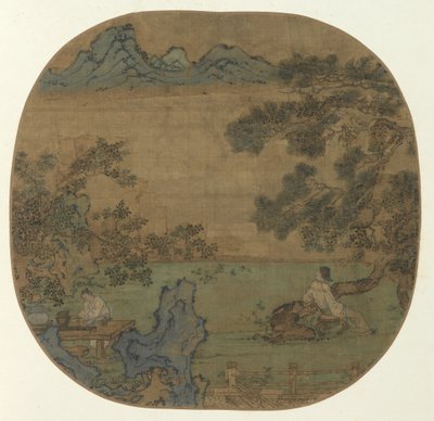 Paysage avec figures, 960-1279 - Unbekannt