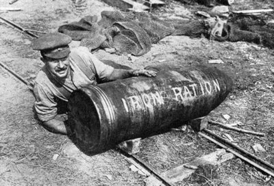 Grande coquille en route vers le front, Première Guerre mondiale - Unbekannt