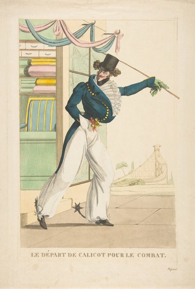Le Départ de Calicot pour le Combat, 1817-18 - Unbekannt