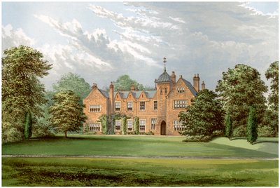 Lea, Lincolnshire, maison du baronnet Anderson, vers 1880 - Unbekannt