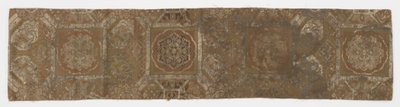 Longueur de textile doublé, fragment d
