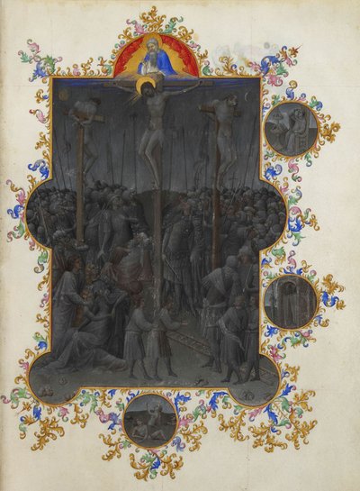 Les Très Riches Heures du duc de Berry, Folio 153r - La Mort du Christ - Unbekannt
