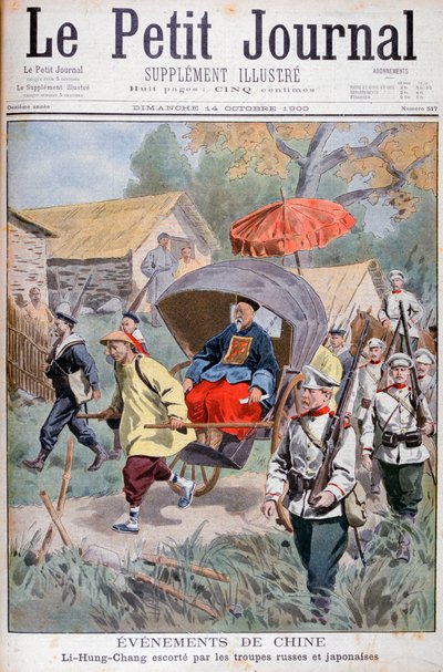 Li Hung-chang escorté par des troupes russes et japonaises, Chine - Unbekannt