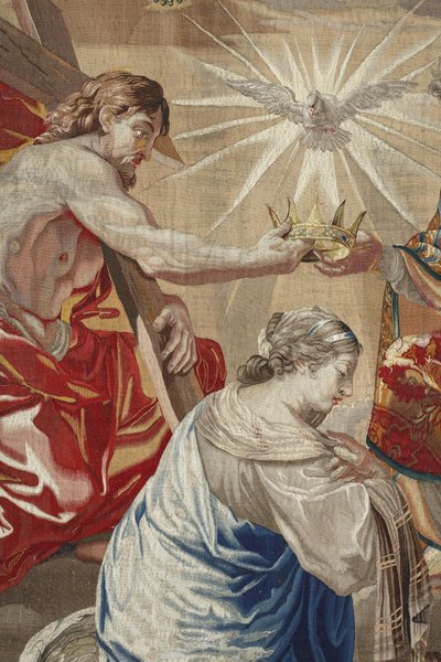 Vie de la Vierge : Le Couronnement de la Vierge (détail) - Unbekannt