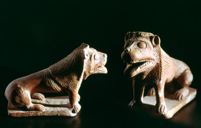 Lions, de Kerkouane, Tunisie, 3ème siècle av. J.-C. - Unbekannt
