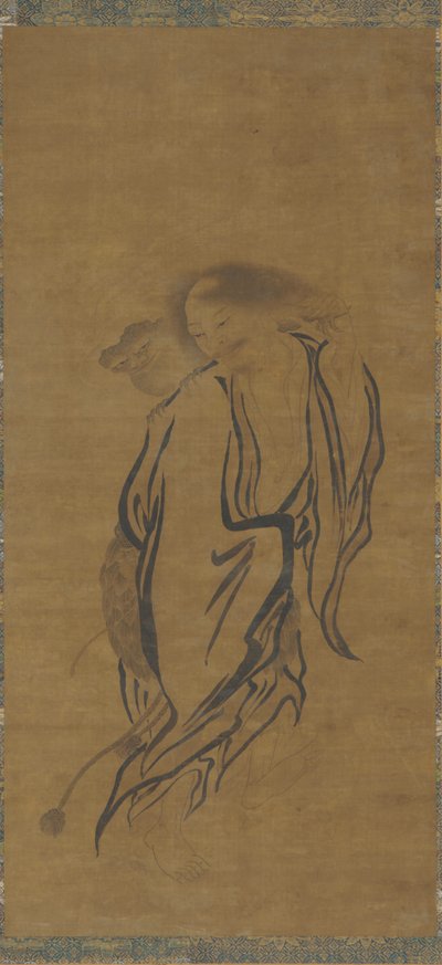 Liu Hai avec un crapaud à trois pattes, dynastie Ming, XVIe siècle - Unbekannt