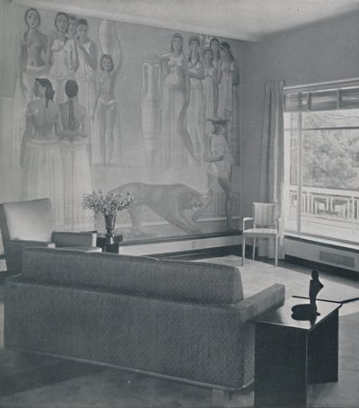 Salon dans la résidence Cafritz à Georgetown, près de Washington D.C., 1942 - Unbekannt
