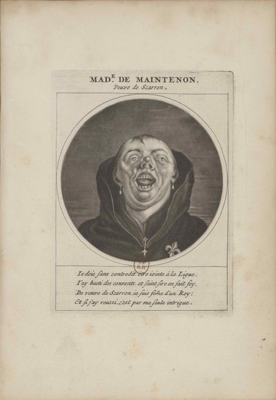 Madame de Maintenon déguisée en moine, vers 1690 - Unbekannt