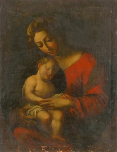 Madone avec Jésus endormi - Unbekannt