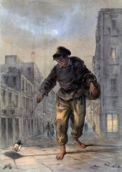 Homme avec une lampe - Unbekannt