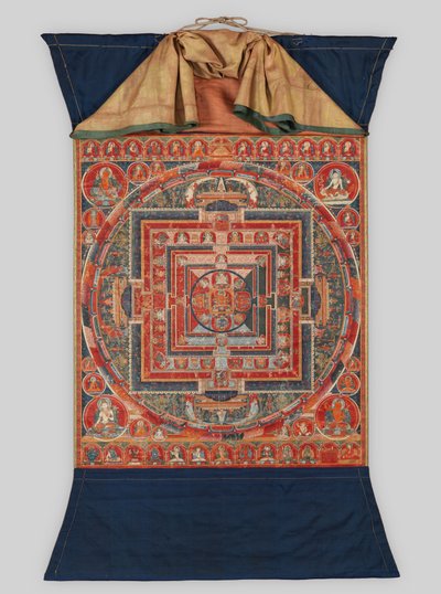 Mandala des formes de Manjushri, le Bodhisattva de la sagesse transcendante, fin du 14e siècle - Unbekannt