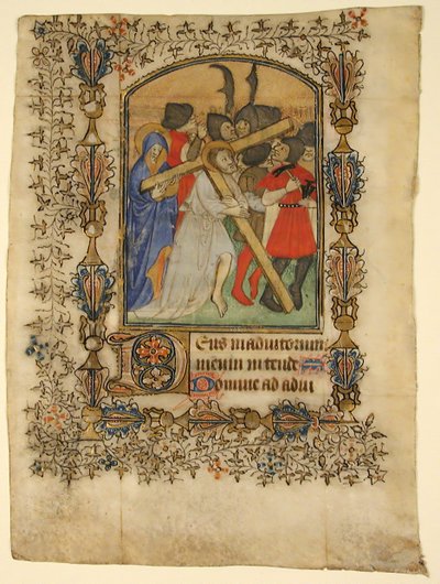 Feuille de manuscrit d