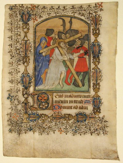 Feuille de manuscrit d