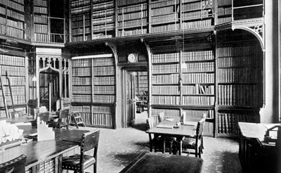 Salle des cartes, bibliothèque de la Chambre des communes, Palais de Westminster, Londres, vers 1905 - Unbekannt