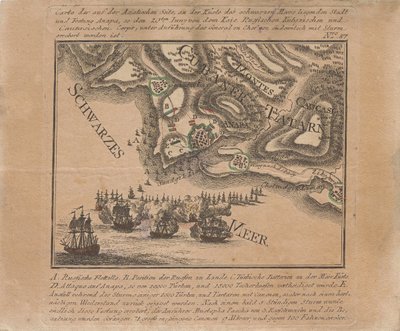 Carte de la capture de la forteresse maritime d