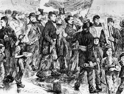 Marche en faveur de la Commune, Commune de Paris de 1871 - Unbekannt