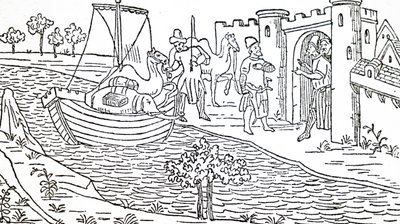 Marco Polo et ses oncles arrivent à Hormuz - Unbekannt