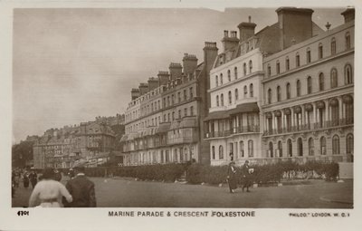 Marine Parade & Crescent Folkestone, fin XIXe-début XXe siècle - Unbekannt