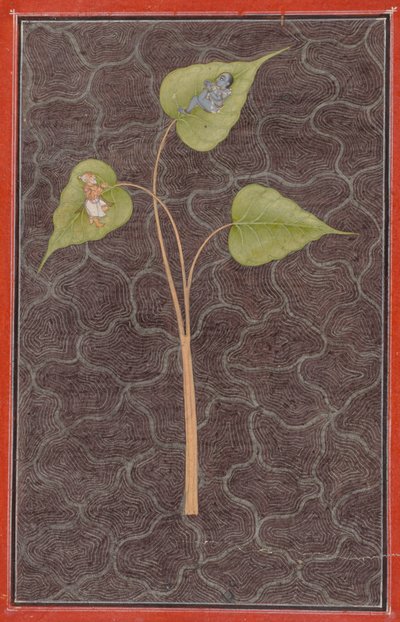 Markandeya voyant Krishna dans l