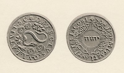 Médaille commémorant la découverte du complot de la poudre à canon, 1605, 1904 - Unbekannt