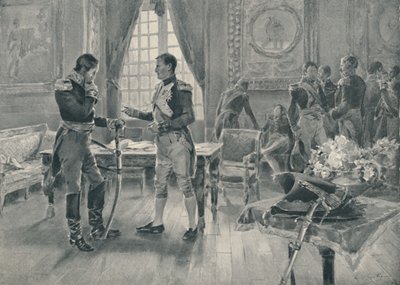 Rencontre de Napoléon et Tolstoï à Paris, 1807, 1896 - Unbekannt