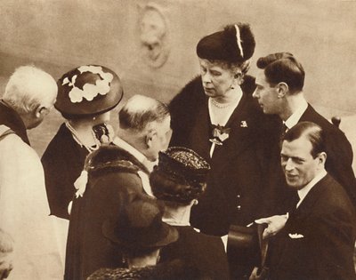 Mémorial à son père dévoilé, Château de Windsor, 23 avril 1937 - Unbekannt
