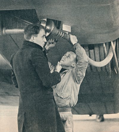 Méthode de ravitaillement en carburant des avions conçue par Sir Alan Cobham, vers 1936-1937 - Unbekannt
