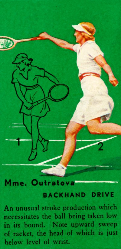 Mme. Outratova - Revers, vers 1935 - Unbekannt