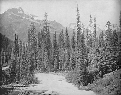 Monts Cheops et Hermit, chaîne Selkirk des Rocheuses, vers 1897 - Unbekannt
