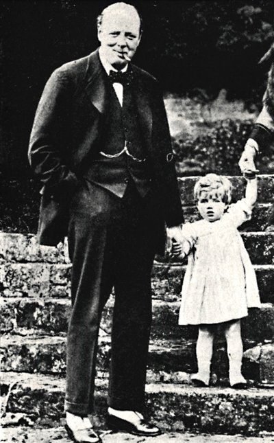 M. Churchill avec sa fille, 1924, 1945 - Unbekannt