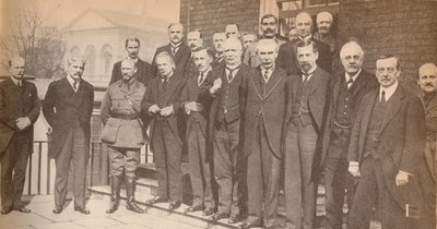 M. Lloyd George, Premier ministre, et certains de ses collègues en 1917, vers 1917, 1935 - Unbekannt
