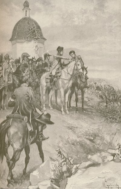 Napoléon et son état-major à Austerlitz, 1896 - Unbekannt