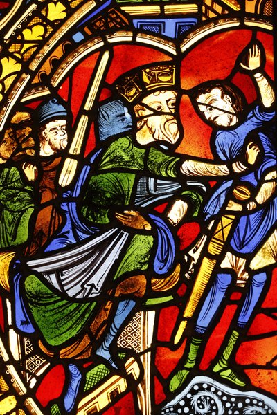 Musée National des Monuments Français. Cathédrale Saint Pierre. Vitrail. La condamnation de Saint Paul, Paris, France - Unbekannt