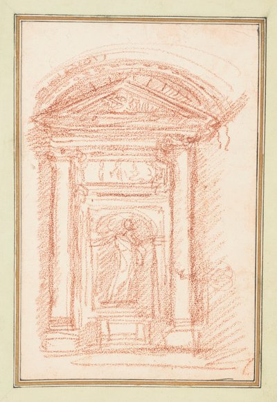 Niche avec Statue - Unbekannt