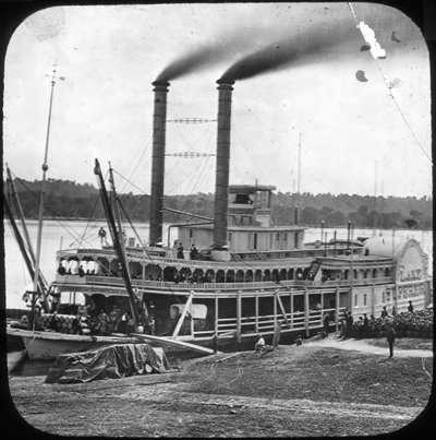 Paquebot à aubes de la Northern Line Packet Company, Lake Superior, USA, vers 1870 - Unbekannt