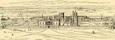 Ancienne vue du palais de Greenwich (après Hollar) - Unbekannt