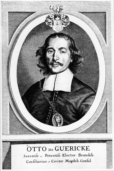 Otto von Guericke, inventeur, ingénieur et physicien allemand, 1672 - Unbekannt