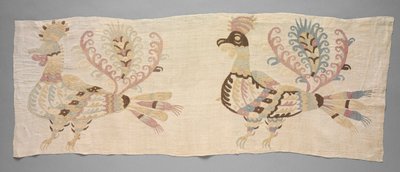 Panneau, fragment de drap de lit, 18e siècle - Unbekannt