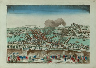 Vue perspective du Siège et du Bombardement de la Ville de Lyon en octobre 1793 - Unbekannt