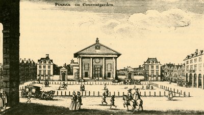 Piazza à Covent Garden, XVIIIe siècle, 1925 - Unbekannt