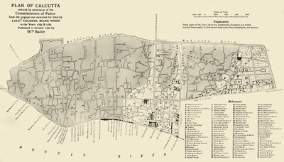 Plan de Calcutta, 1925 - Unbekannt