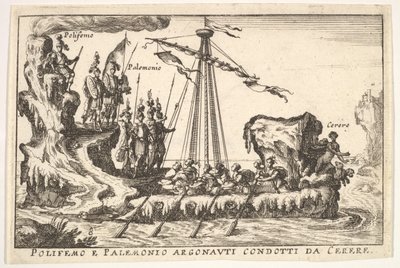 Planche 8 : Polyphème et Palémon conduits par Cérès - Unbekannt