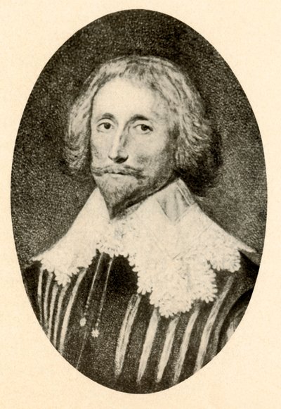 Portrait de George Sandys, avec pourpoint fendu et col Vandyke, vers 1610-1630, 1937 - Unbekannt
