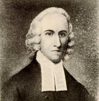 Portrait de Jonathan Edwards, en manteau simple et bandes de ministre presbytérien, vers 1750 - Unbekannt