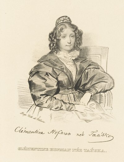Portrait de Klementyna Hoffmanowa 1798-1845, vers 1840 - Unbekannt