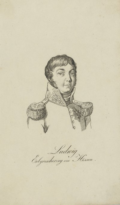 Portrait de Louis Ier, grand-duc de Hesse 1753-1830, 1806 - Unbekannt