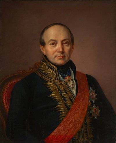 Portrait du prince Platon Alexandrovitch Chirinsky-Chikhmatov 1790-1853, milieu du XIXe siècle - Unbekannt