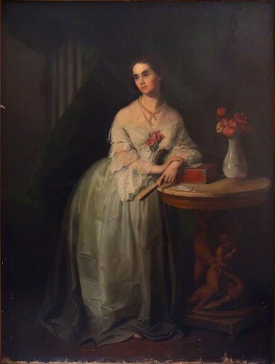 Portrait de la princesse Nino Aleksandrovna Griboyedova née Chavchavadze, milieu du 19ème siècle - Unbekannt