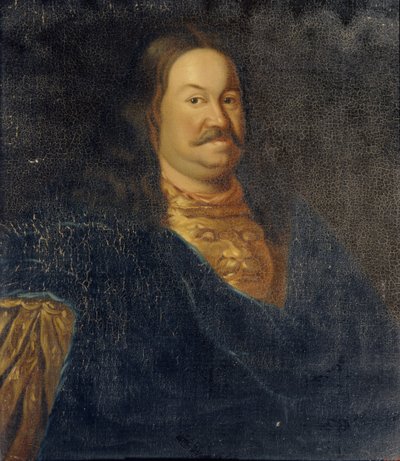 Portrait du sénateur prince Yakov Fyodorovich Dolgorukov 1639-1720, début du 18e siècle - Unbekannt
