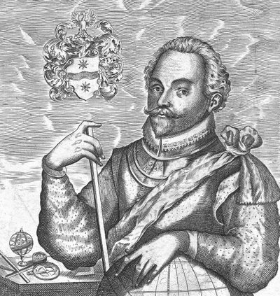 Portrait de Sir Francis Drake. Frontispice de The World Encompassed - Unbekannt